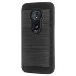 Wholesale Moto G6 Play / Moto G6 Forge (MOTO G Play 6th Gen) Armor Hybrid Case (Black)